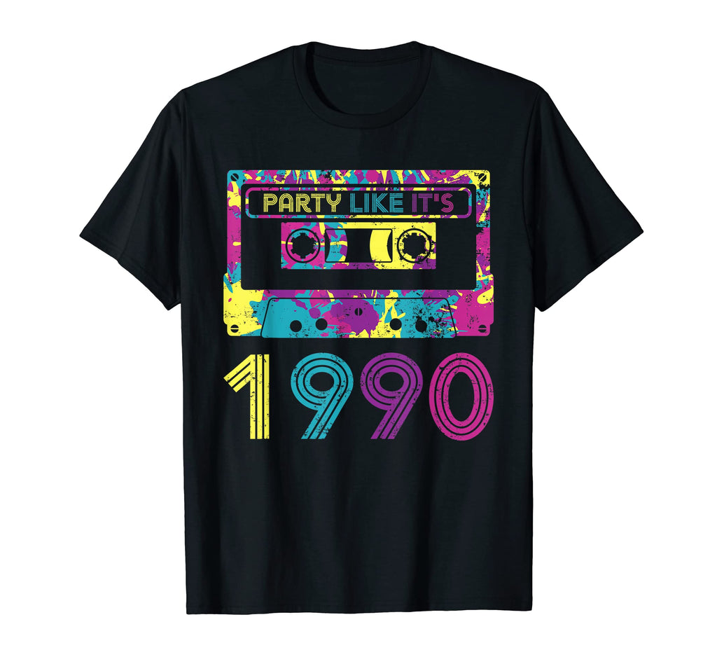 Party Like Its 1990 90S Cassette Tapes T-Shirt - Novelty Apparel Unisex - T-Shirt, Sweatshirt, Hoodie