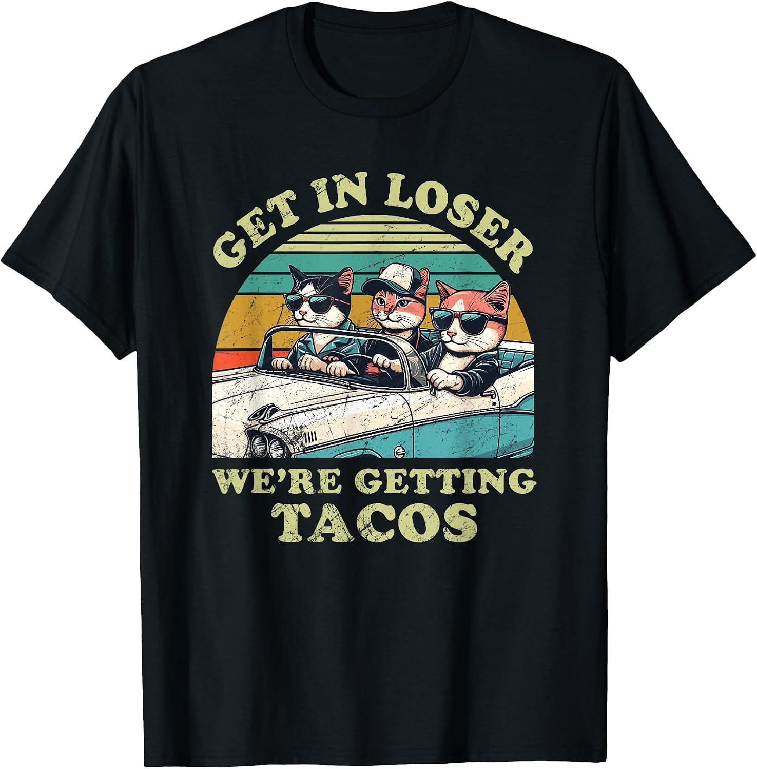 Cat and taco lovers - Adult & Kids T-Shirts, Sweatshirts & Hoodies apparel design preview 1