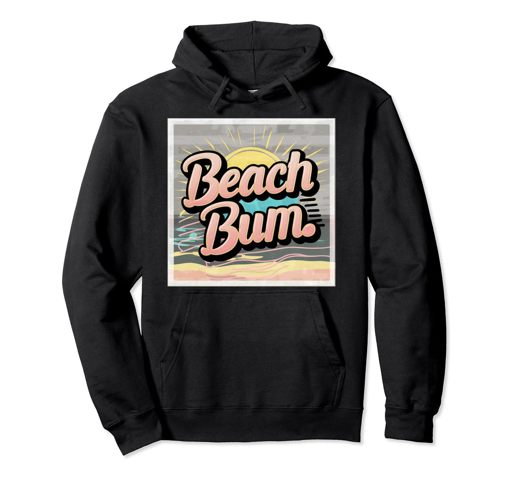 Coconut Beach Bum Pastel Trendy Y2K 90S Hoodie - Unique Graphic Unisex - T-Shirt, Sweatshirt, Hoodie