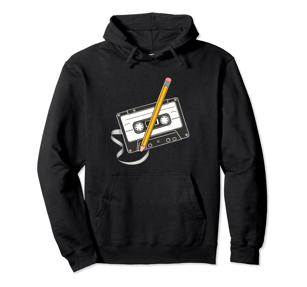 Cassette Tape 80S 90S Music Cassette Tape Hoodie - Unique Graphic Men Women - T-Shirt, Sweatshirt, Hoodie