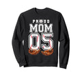 Proud Mom Baseball Player Number 5 Sweatshirt - Aesthetic Graphic Unisex - T-Shirt, Sweatshirt, Hoodie
