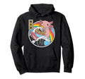 Axolotl Eating Ramen Kanagawa Wave Hoodie - Custom Art Print for Adults - T-Shirt, Sweatshirt, Hoodie