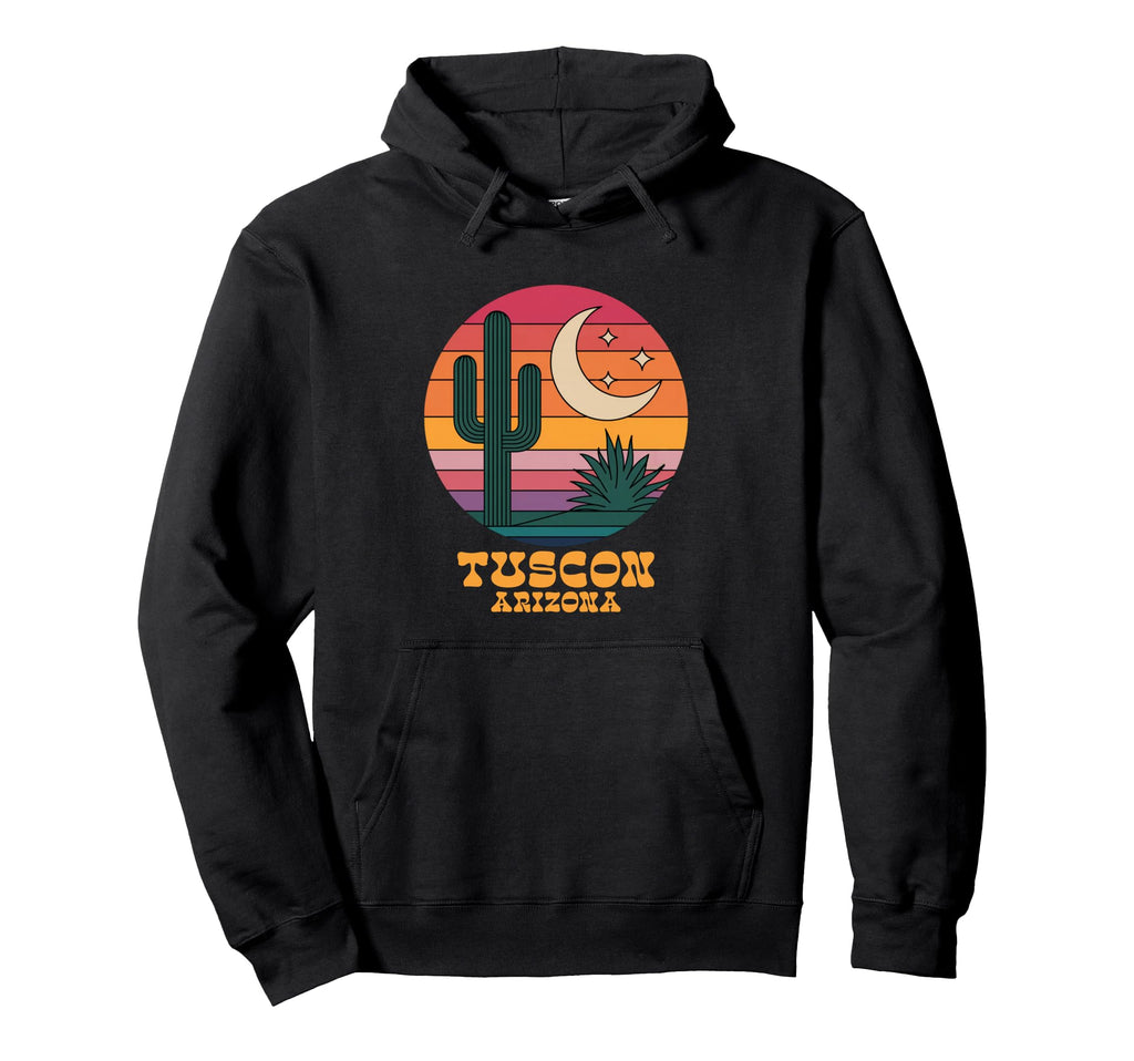 Tuscon Arizona Boho Celestial Cactus Desert Hoodie - Graphic Print Unisex - T-Shirt, Sweatshirt, Hoodie