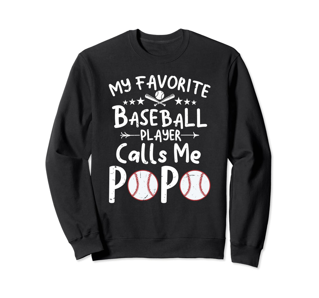 My Favorite Baseball Player Calls Sweatshirt - Minimalist Print Men Women - T-Shirt, Sweatshirt, Hoodie