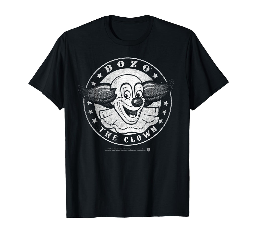 Bozo Clown Faded T-Shirt - Casual Everyday Wear Men Women - T-Shirt, Sweatshirt, Hoodie