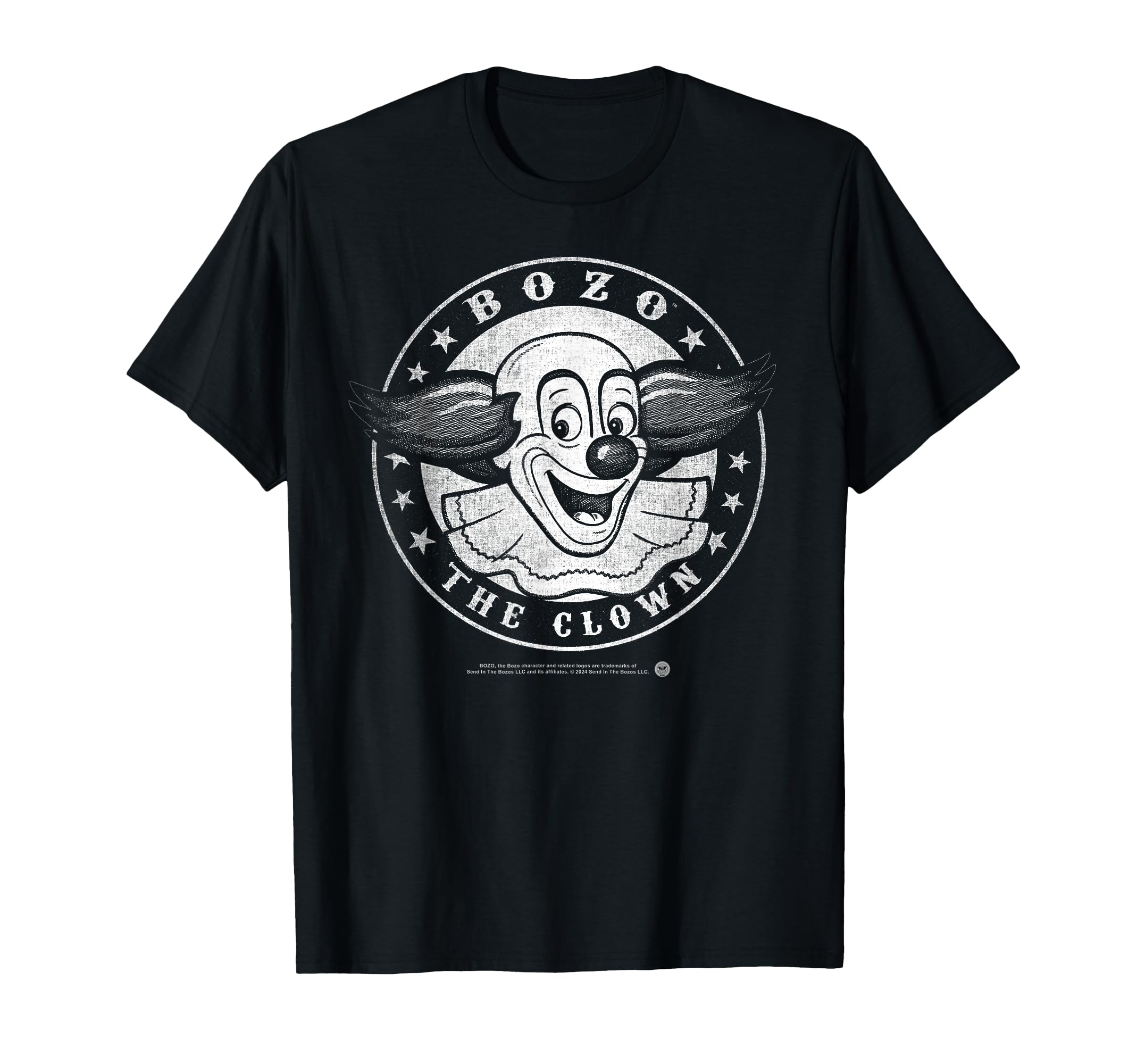 Bozo Clown Faded T-Shirt - Casual Everyday Wear Men Women - T-Shirt, Sweatshirt, Hoodie