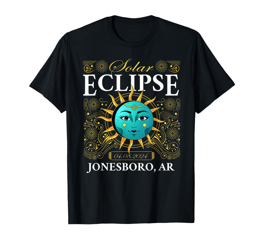 Total Solar Eclipse Jonesboro Ar 2024 T-Shirt - Trendy Graphic for Adults - T-Shirt, Sweatshirt, Hoodie