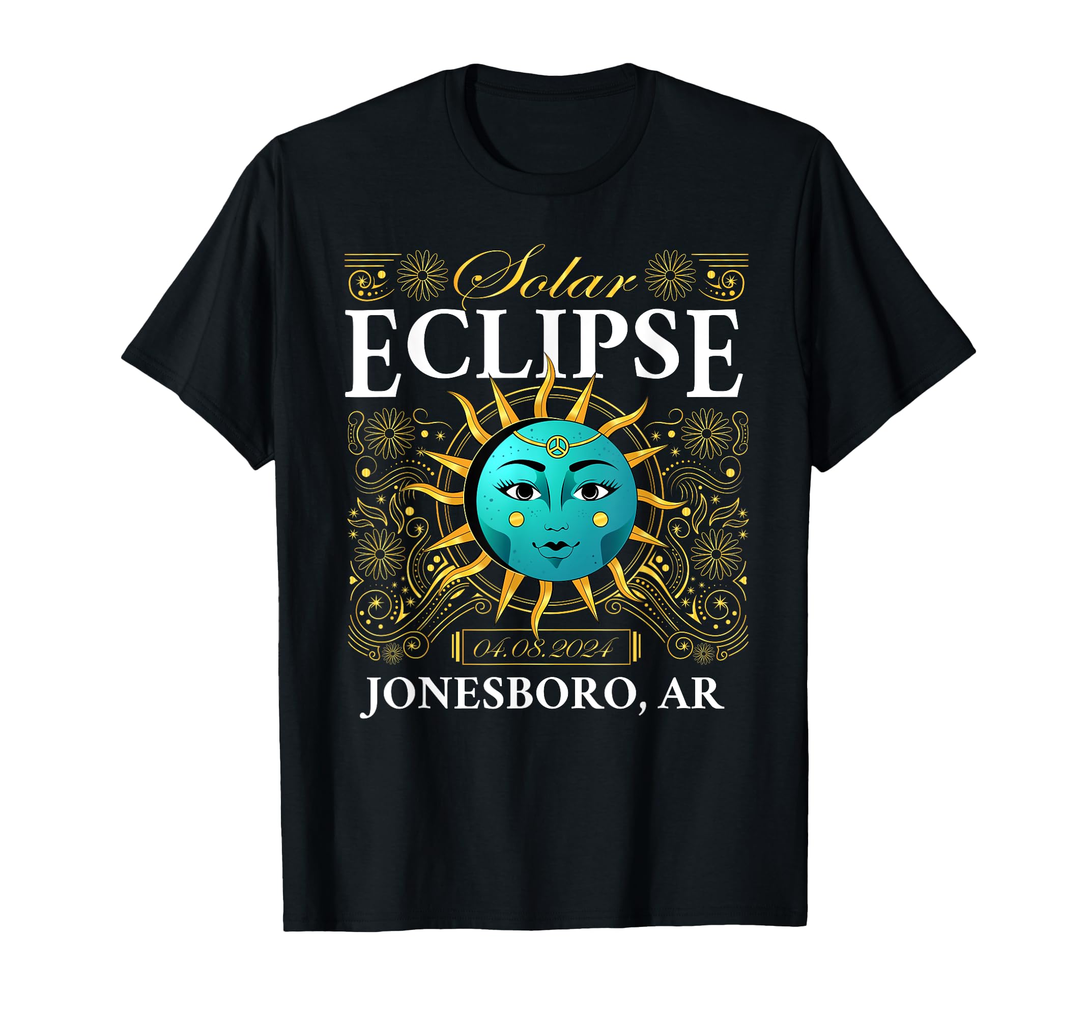 Total Solar Eclipse Jonesboro Ar 2024 T-Shirt - Trendy Graphic for Adults - T-Shirt, Sweatshirt, Hoodie