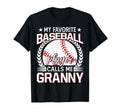 My Favorite Baseball Player Calls Me Granny T-Shirt - Unique Graphic Unisex - T-Shirt, Sweatshirt, Hoodie