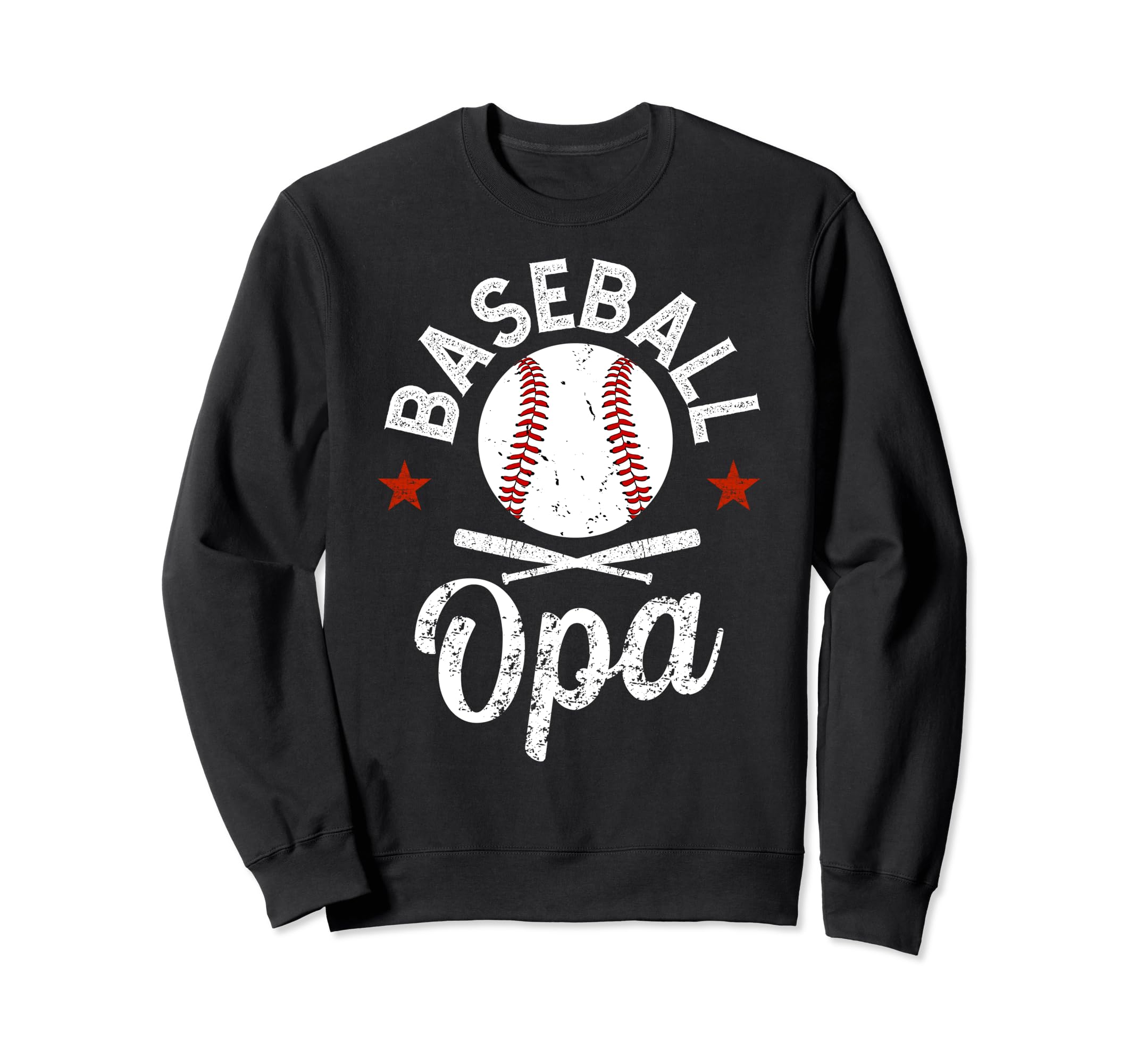 Baseball Opa Grandpa Baseball Sweatshirt - Unique Graphic for Adults - T-Shirt, Sweatshirt, Hoodie
