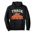 Track Mom Track Mama Game Day Hoodie - Casual Everyday Wear Men Women - T-Shirt, Sweatshirt, Hoodie