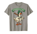 Outnumbered Mom Goose Baseball Mama T-Shirt - Fun Novelty Design for Adults - T-Shirt, Sweatshirt, Hoodie