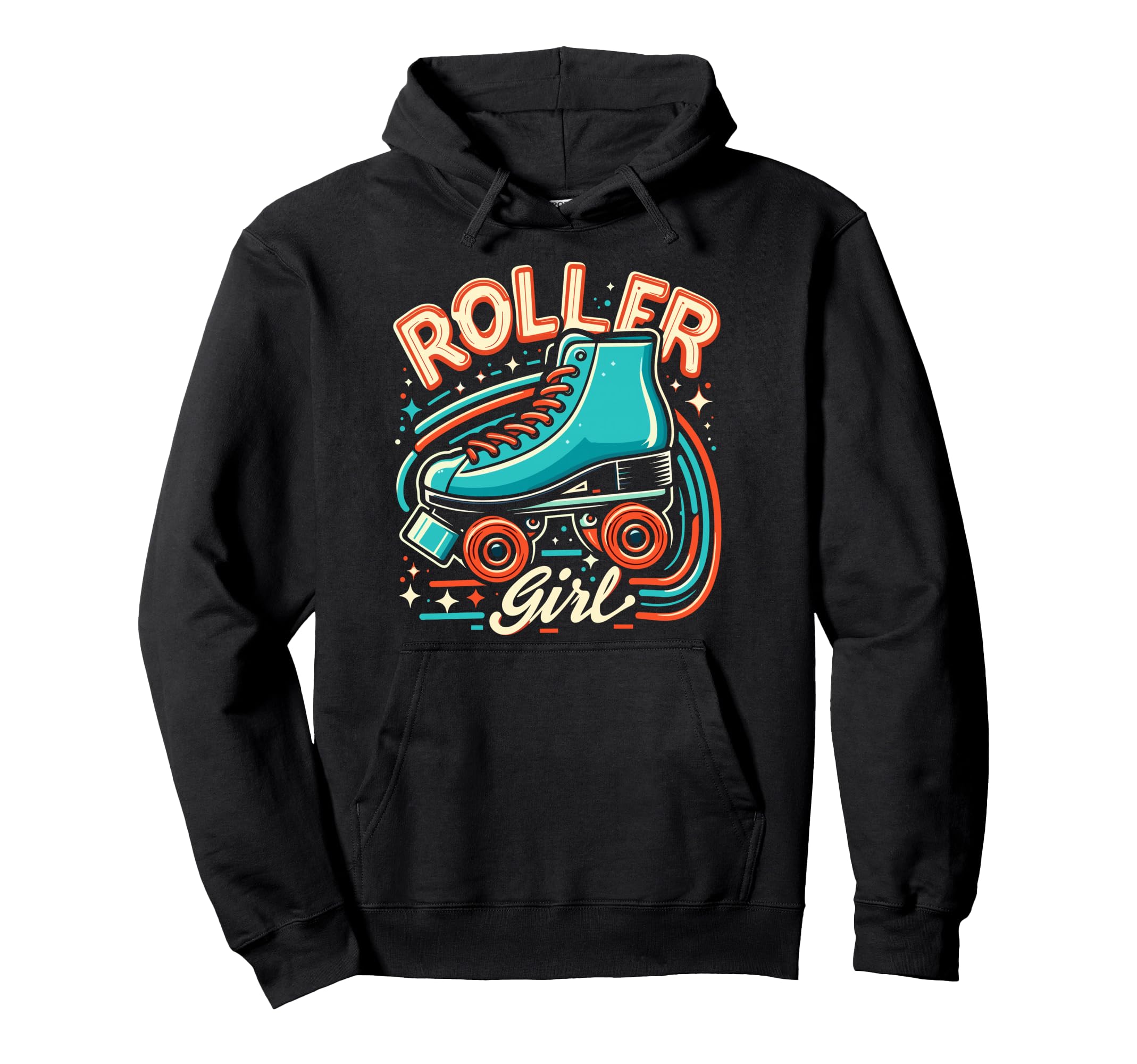 Roller Skater Skating Skates Hoodie - Casual Everyday Wear Unisex - T-Shirt, Sweatshirt, Hoodie