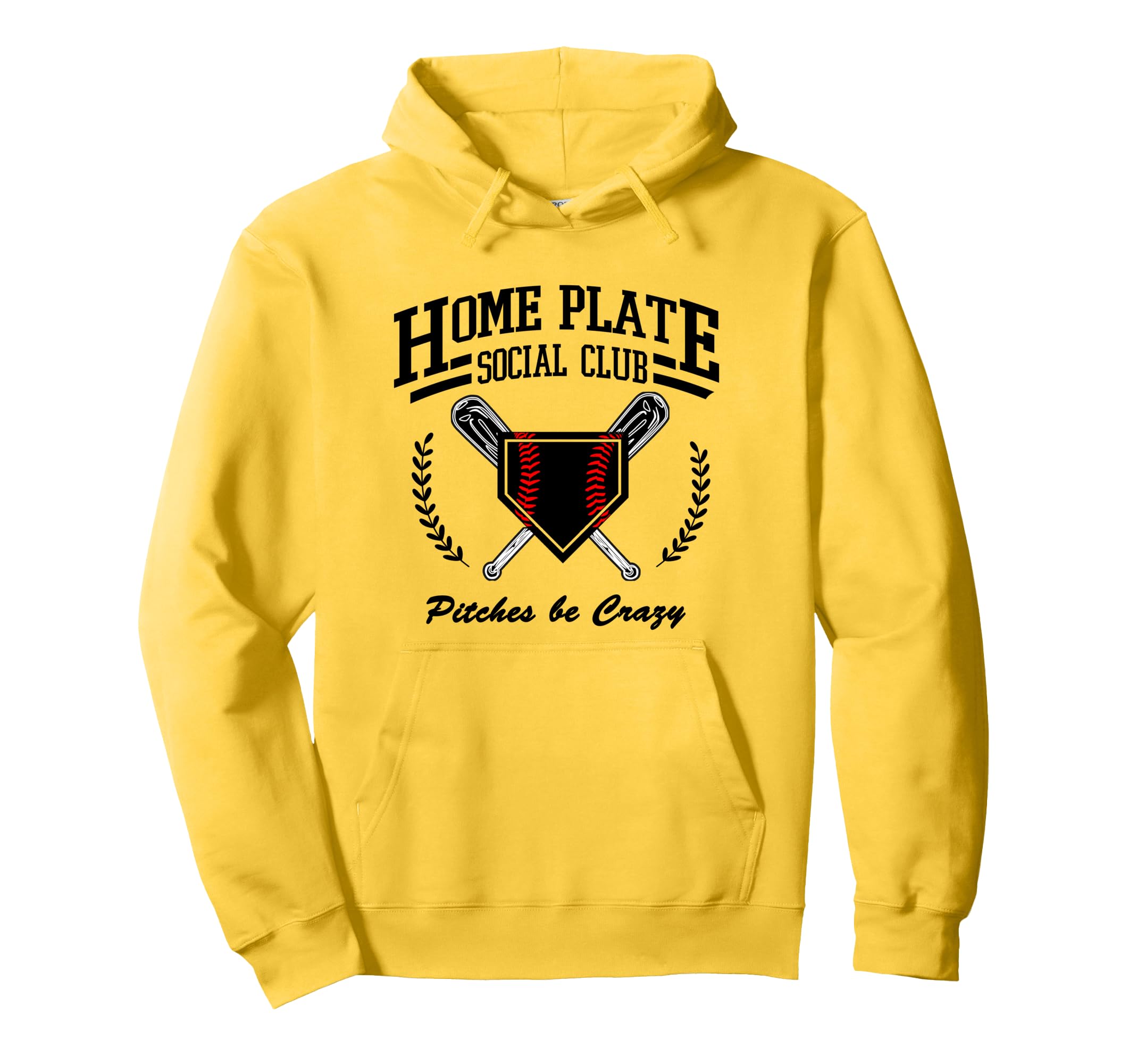 Home Plate Social Club Baseball Moms Hoodie - Fun Novelty Design Men Women - T-Shirt, Sweatshirt, Hoodie