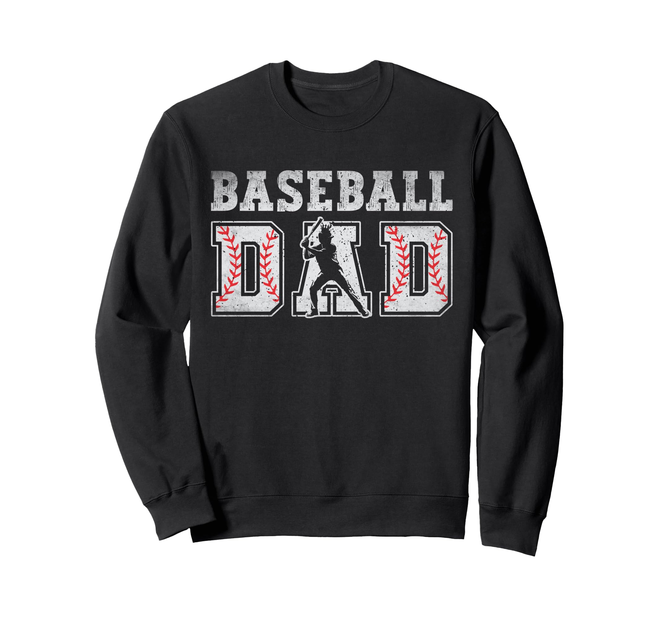 Baseball Dad Fathers Day Baseball Father Sweatshirt - Graphic Print Unisex - T-Shirt, Sweatshirt, Hoodie