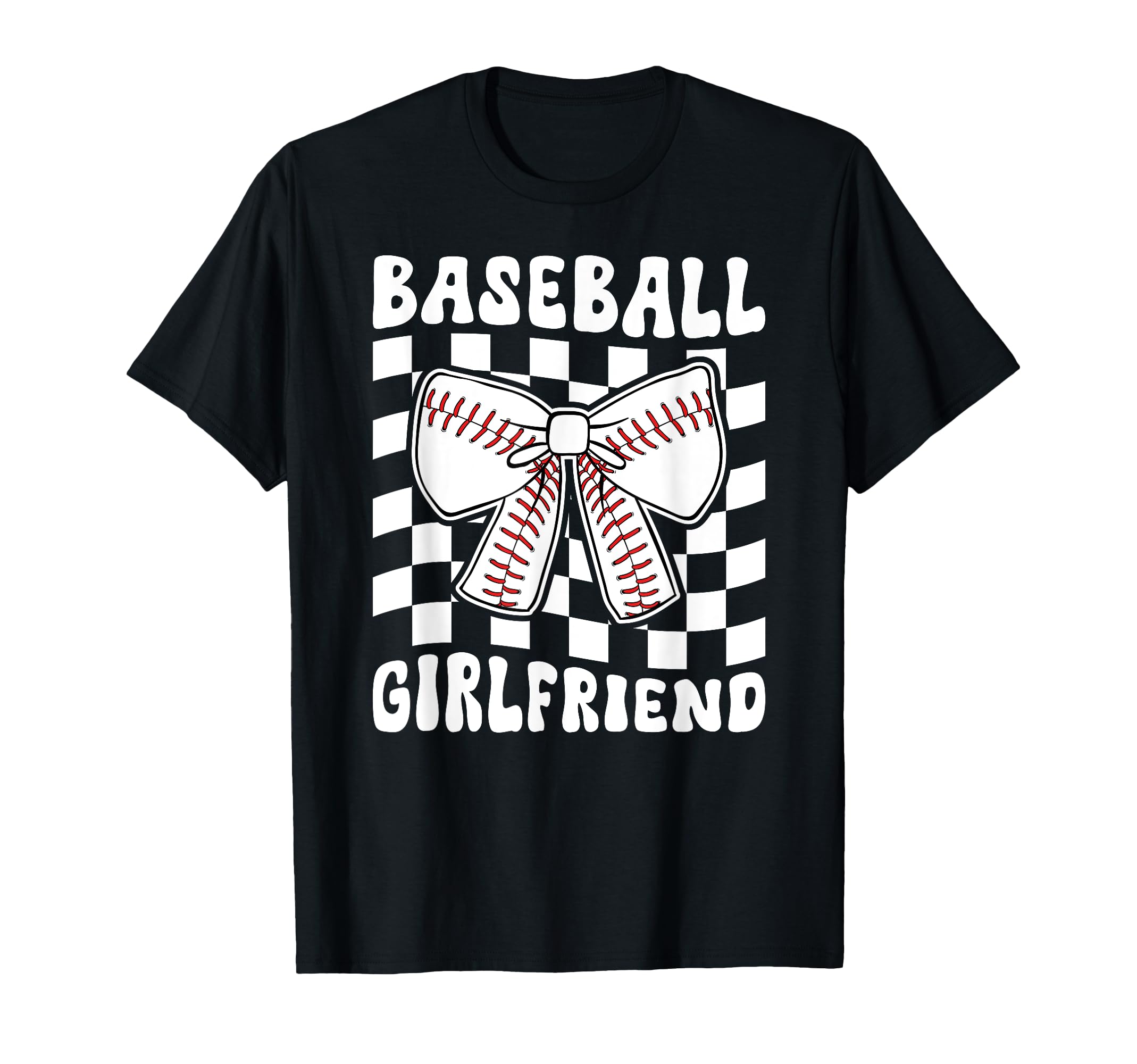 Baseball Girlfriend Groovy Baseball T-Shirt - Trendy Graphic Men Women - T-Shirt, Sweatshirt, Hoodie