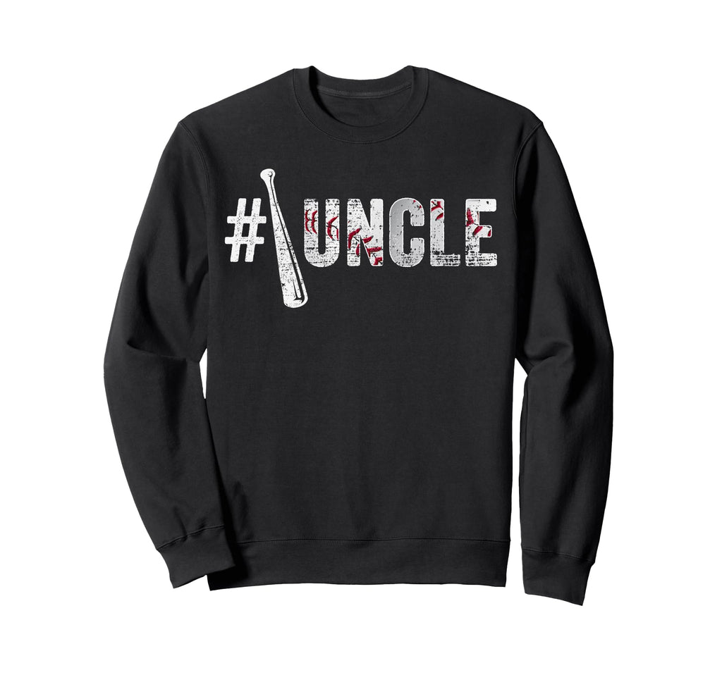 Number One Baseball Uncle Fathers Day Sweatshirt - Custom Art Print Unisex - T-Shirt, Sweatshirt, Hoodie