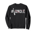 Number One Baseball Uncle Fathers Day Sweatshirt - Custom Art Print Unisex - T-Shirt, Sweatshirt, Hoodie