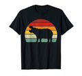Hippopotamus Sunset Hippo Old School T-Shirt - Custom Art Print for Adults - T-Shirt, Sweatshirt, Hoodie