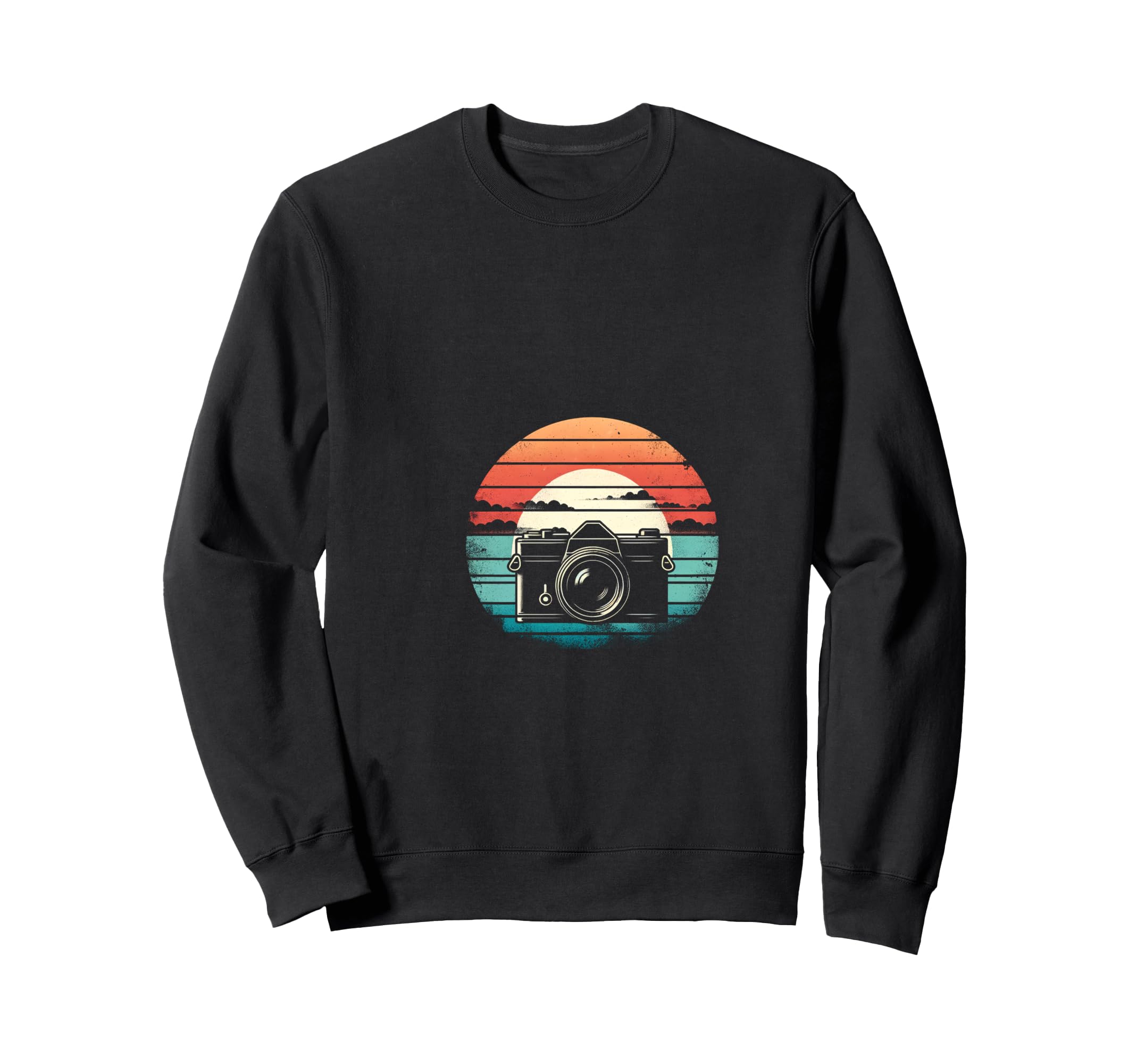 Camera Sunset Sweatshirt - Unique Graphic Men Women - T-Shirt, Sweatshirt, Hoodie