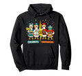 Coconuts Vs Firefighters Baseball Hoodie - Streetwear Style for Adults - T-Shirt, Sweatshirt, Hoodie