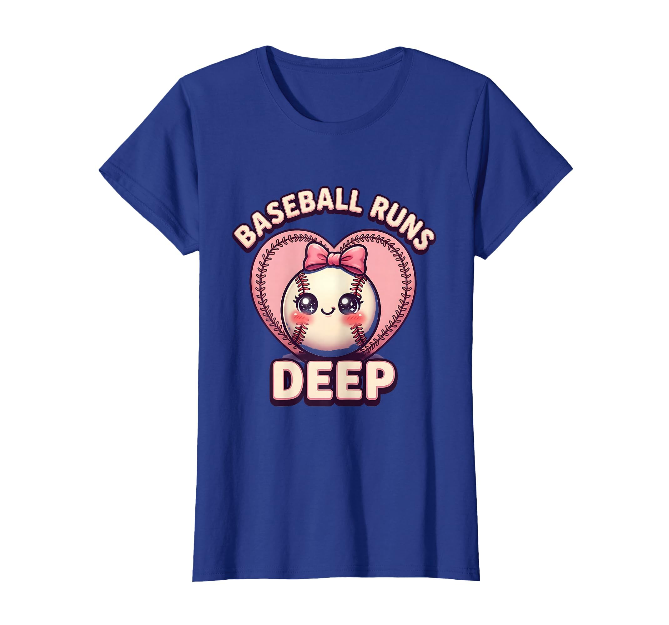 Baseball Runs Deep Baseball Mom T-Shirt - Fun Novelty Design Unisex - T-Shirt, Sweatshirt, Hoodie