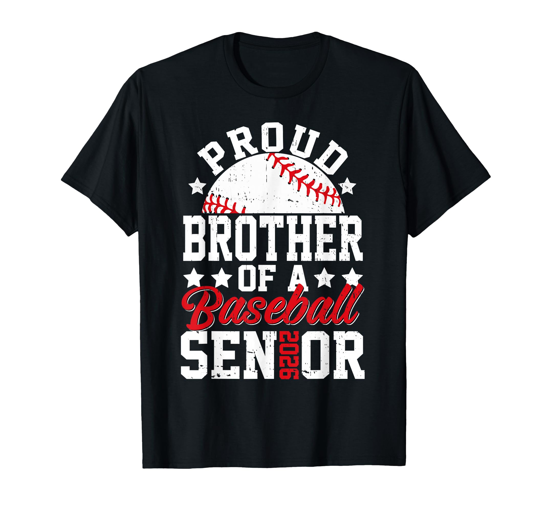 Proud Brother 2026 Senior Baseball Senior T-Shirt - Graphic Print Unisex - T-Shirt, Sweatshirt, Hoodie