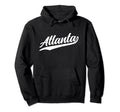 Atlanta Georgia 1970S Us City Dark Hoodie - Fun Novelty Design for Adults - T-Shirt, Sweatshirt, Hoodie