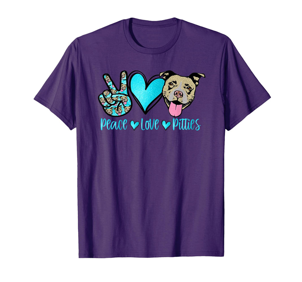 Carolina Adopt Bulls Peace Love T-Shirt - Aesthetic Graphic for Adults - T-Shirt, Sweatshirt, Hoodie