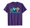 Carolina Adopt Bulls Peace Love T-Shirt - Aesthetic Graphic for Adults - T-Shirt, Sweatshirt, Hoodie