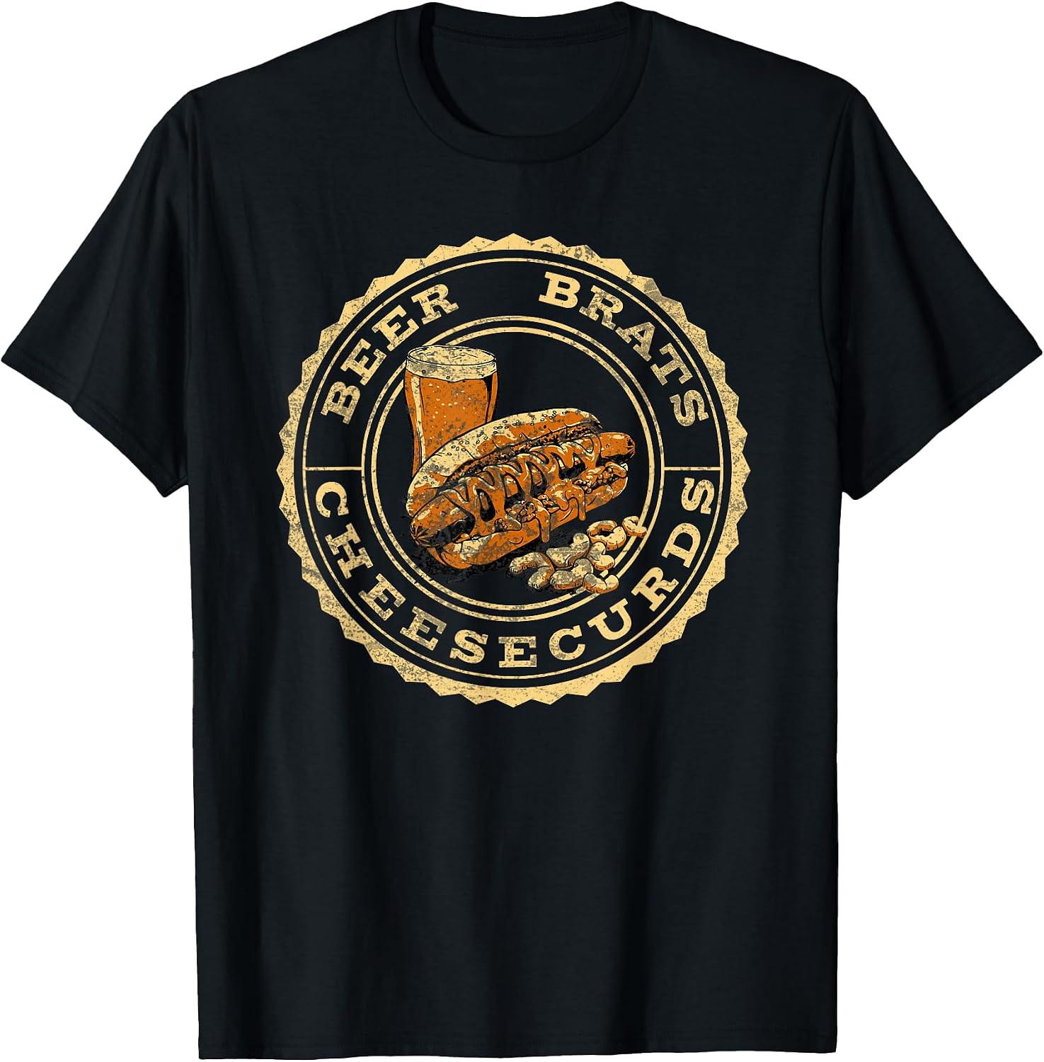 Beer Brats Cheesecurds - Adult & Kids T-Shirts, Sweatshirts & Hoodies apparel design preview 1