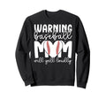 Baseball Mom Will Yell Loudly Sweatshirt - Aesthetic Graphic for Adults - T-Shirt, Sweatshirt, Hoodie