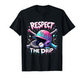 Respect Drip Baseball Ice Cream Drip T-Shirt - Novelty Apparel for Adults - T-Shirt, Sweatshirt, Hoodie