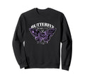 Butterfly Y2K Grunge Aesthetic Sweatshirt - Minimalist Print Men Women - T-Shirt, Sweatshirt, Hoodie