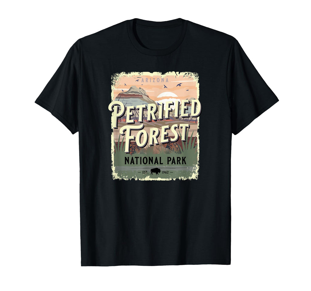 Petrified Forest National Park T-Shirt - Fun Novelty Design for Adults - T-Shirt, Sweatshirt, Hoodie