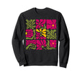 Boho Abstract Flowers Bohemian Sweatshirt - Unique Graphic Unisex - T-Shirt, Sweatshirt, Hoodie
