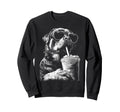 Rottweiler Drinking Iced Coffee Sweatshirt - Streetwear Style for Adults - T-Shirt, Sweatshirt, Hoodie