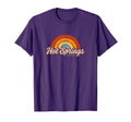 Hot Springs Arkansas Ar Rainbow 70S T-Shirt - Graphic Print for Adults - T-Shirt, Sweatshirt, Hoodie