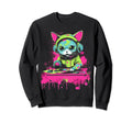 Kawaii Cat Dj Japanese Edm Y2K Sweatshirt - Custom Art Print for Adults - T-Shirt, Sweatshirt, Hoodie