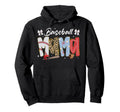 Baseball Mama Coquette Bow Game Day Hoodie - Streetwear Style Men Women - T-Shirt, Sweatshirt, Hoodie