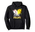 Mom Both Baseball Softball Sport Hoodie - Graphic Print for Adults - T-Shirt, Sweatshirt, Hoodie