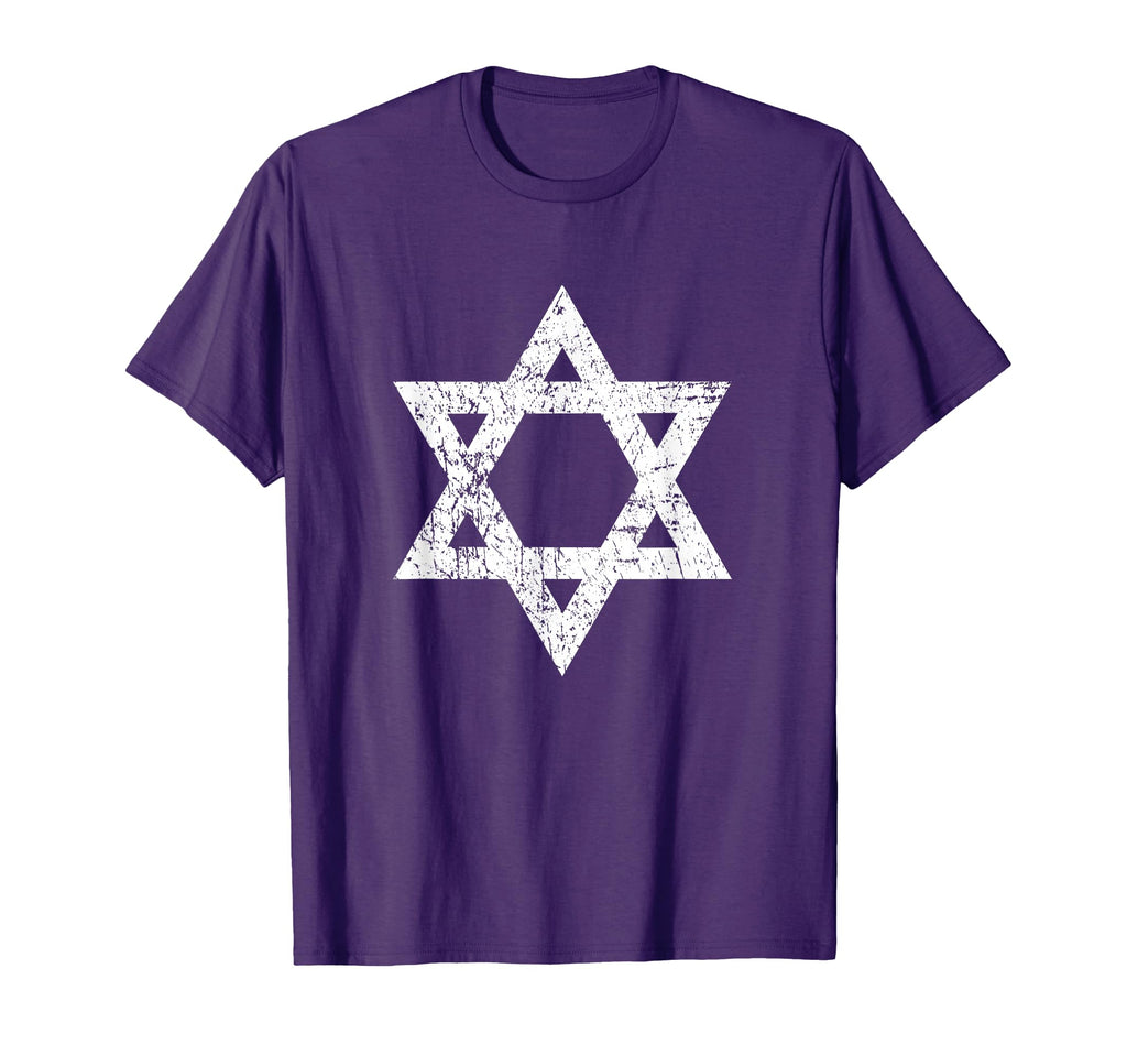 Distressed Star David Jewish T-Shirt - Novelty Apparel Men Women - T-Shirt, Sweatshirt, Hoodie