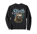 Sloth 90S Funny Sloth Lover 80S Sweatshirt - Minimalist Print Unisex - T-Shirt, Sweatshirt, Hoodie
