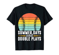 Summer Days And Double Plays Sunset T-Shirt - Custom Art Print Men Women - T-Shirt, Sweatshirt, Hoodie