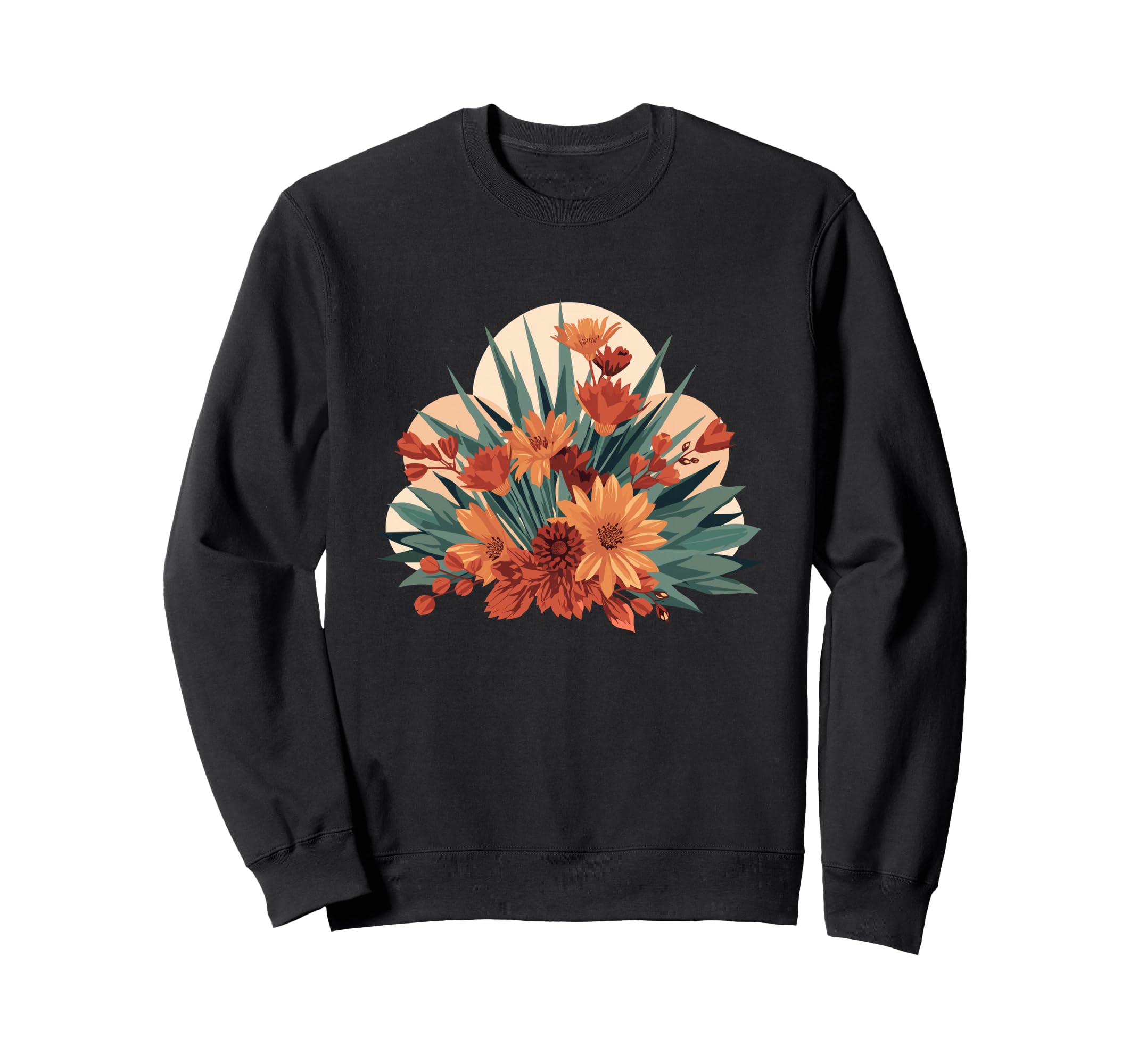 Fall Sunflower Bouquet Sunset Sweatshirt - Streetwear Style for Adults - T-Shirt, Sweatshirt, Hoodie