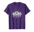 Stowe Vermont Vt Hiking T-Shirt - Custom Art Print Men Women - T-Shirt, Sweatshirt, Hoodie