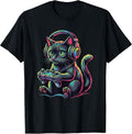 Funny Gamer Cat Graphic Clothes Teen Boy Girl - Adult & Kids T-Shirts, Sweatshirts & Hoodies apparel design preview 1