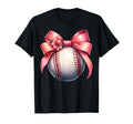 Coquette Bow Baseball Player Team T-Shirt - Casual Everyday Wear Men Women - T-Shirt, Sweatshirt, Hoodie