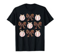 Camouflage Coquette Bow Baseball T-Shirt - Fun Novelty Design Men Women - T-Shirt, Sweatshirt, Hoodie