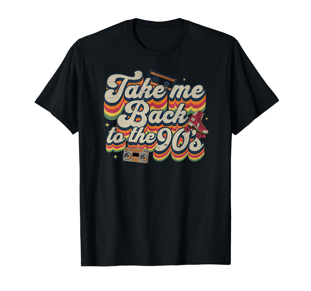 Takes Me Back To 90S Halloween Costume T-Shirt - Graphic Print Men Women - T-Shirt, Sweatshirt, Hoodie